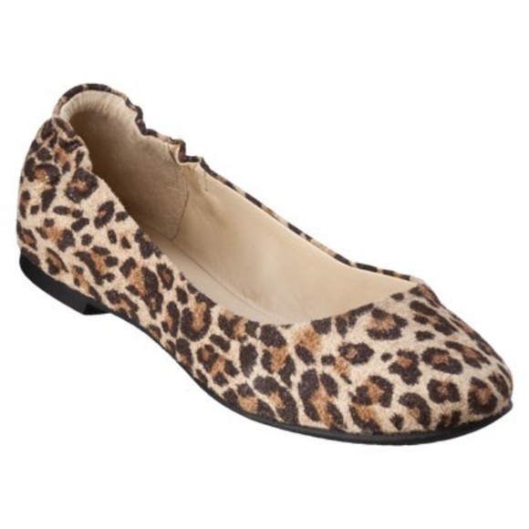 Mossimo Leopard Round Toe Ona Flats - Picture 1 of 1